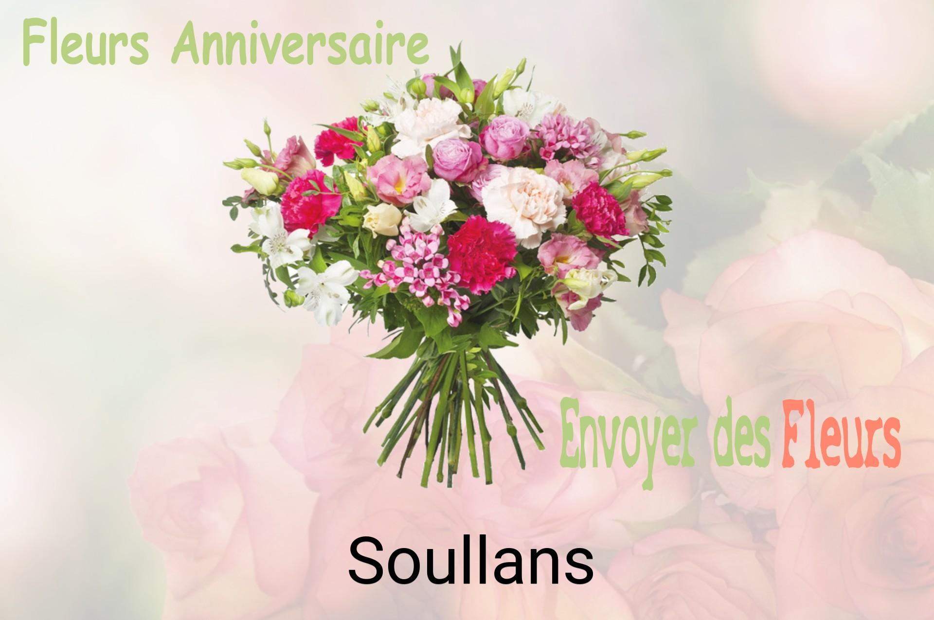 Bouquet de fleurs d’anniversaire livré à Soullans